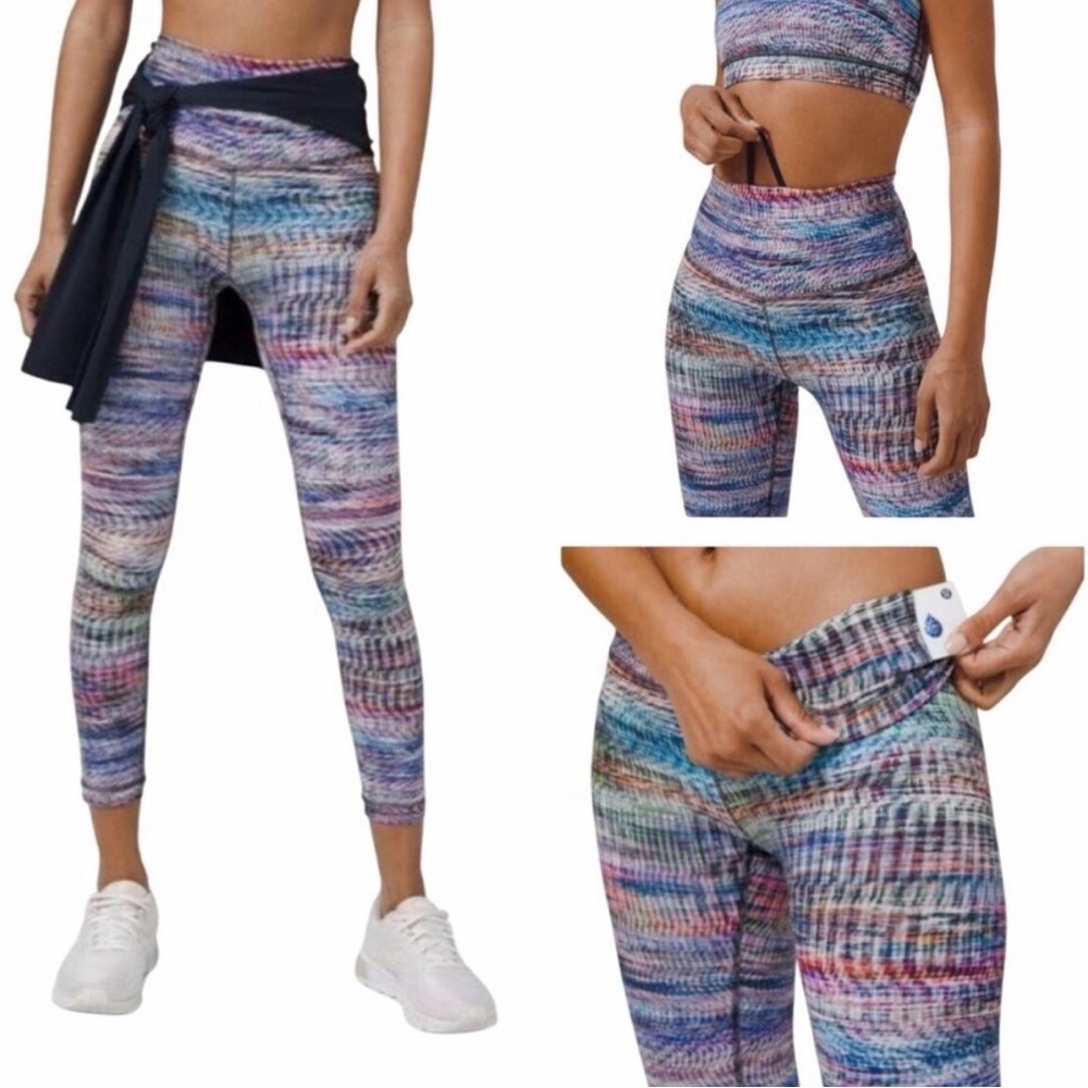 lululemon athletica Colorful Knit Pattern Leggings